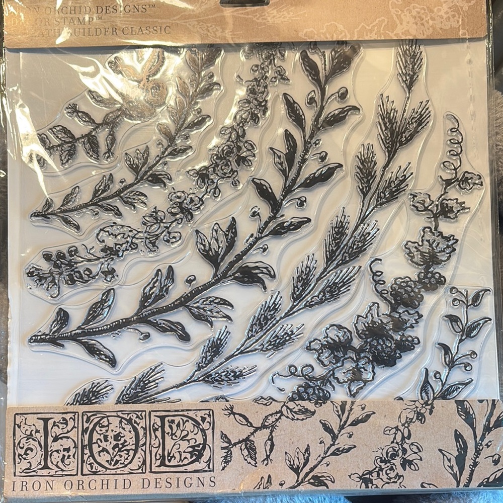 Iron Orchid Designs Wreath Builder Classic stamp